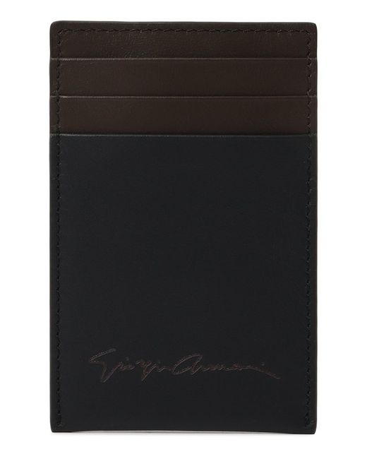 Giorgio Armani Кожаный футляр для кредитных карт