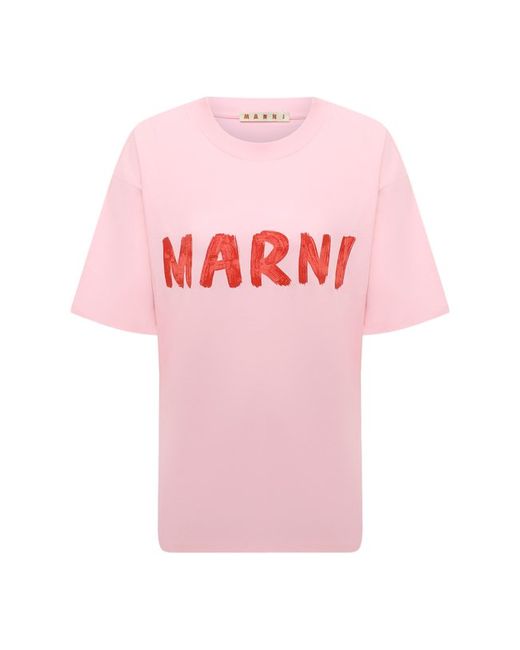 Marni Хлопковая футболка