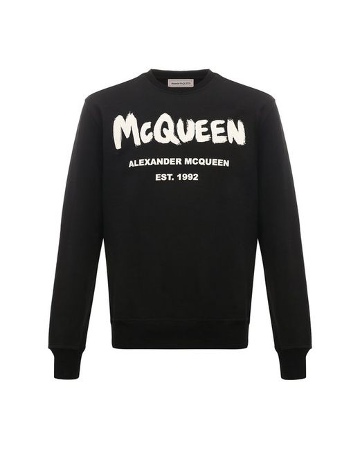 Alexander McQueen Хлопковый свитшот