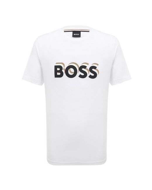 Boss Хлопковая футболка