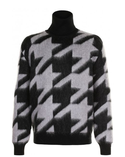 Givenchy Шерстяной свитер с воротником-стойкой