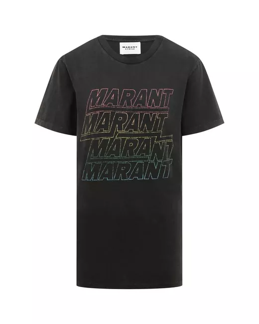 Isabel Marant Étoile Хлопковая футболка