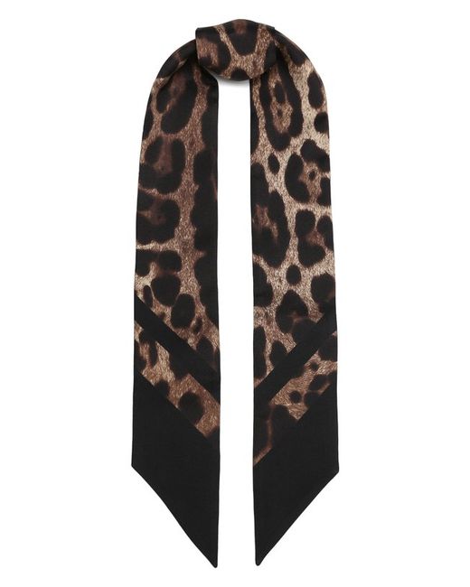 Dolce & Gabbana Шелковый шарф-твилли