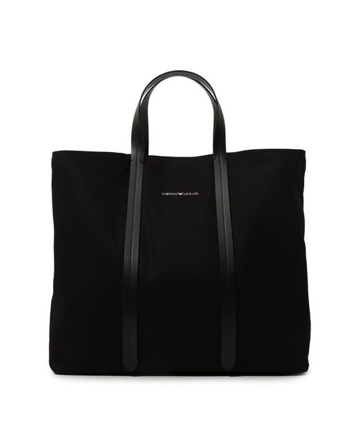 Emporio Armani Текстильная сумка-шопер