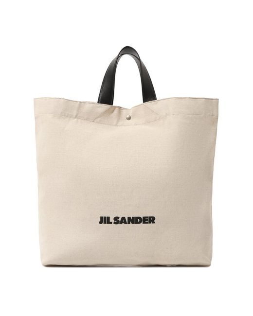 Jil Sander Текстильная сумка-шопер
