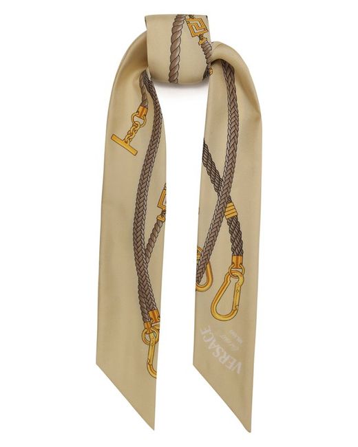 Versace Шелковый шарф-твилли