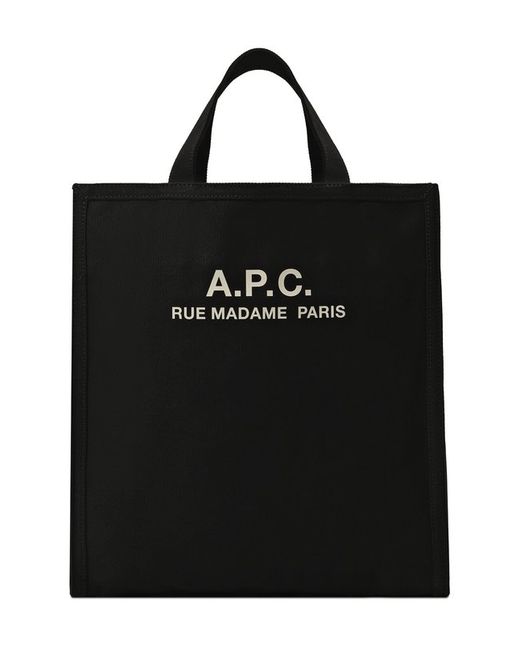 A.P.C. Текстильная сумка-шопер