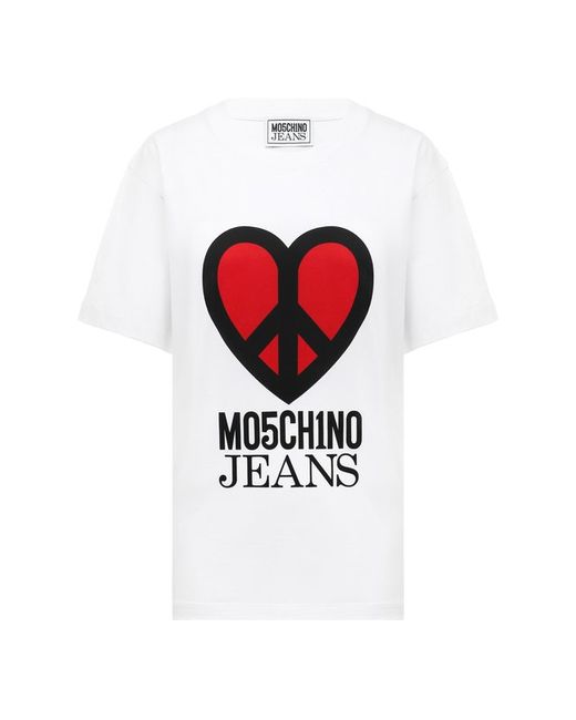 M05CH1NO Jeans Хлопковая футболка