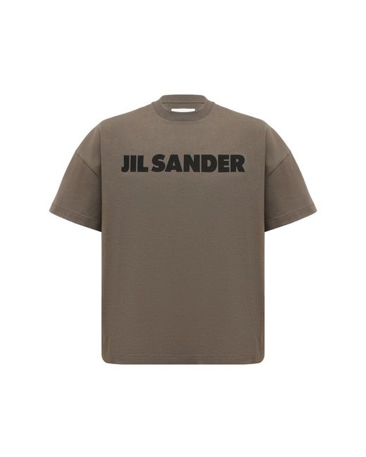 Jil Sander Хлопковая футболка