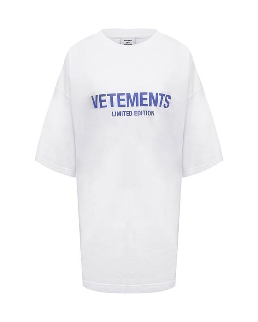 Vetements Хлопковая футболка