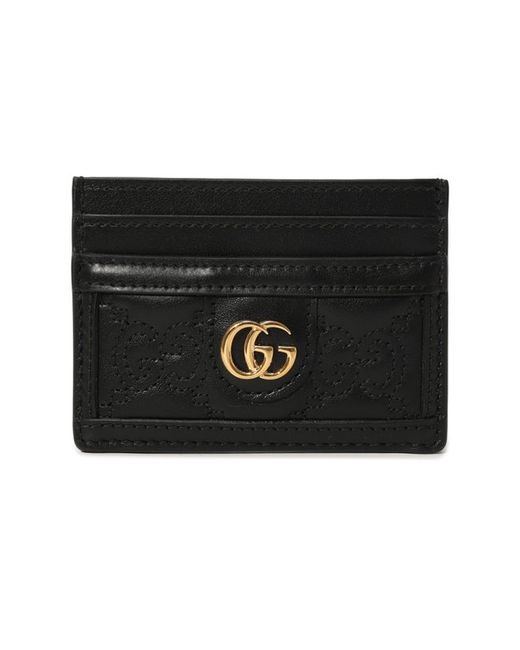 Gucci Кожаный футляр для кредитных карт