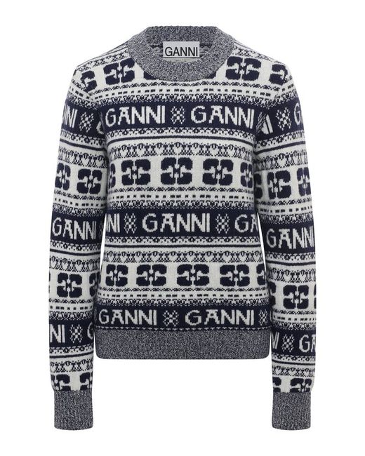 Ganni Шерстяной свитер