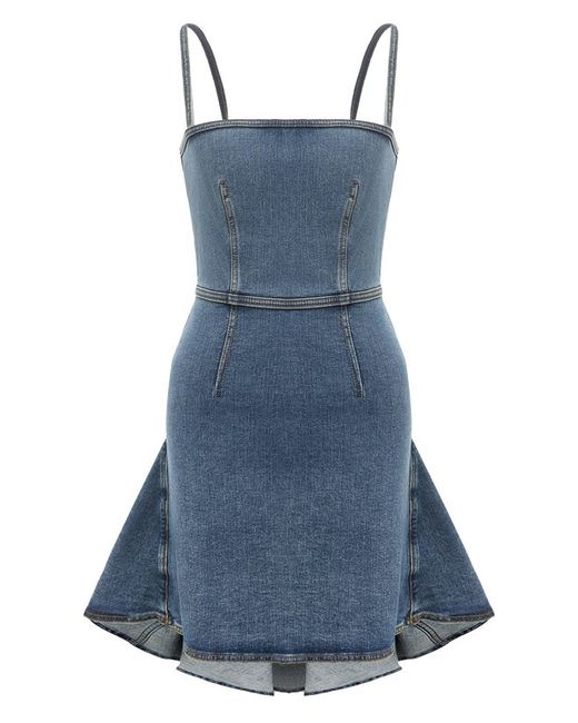 Alexander McQueen Джинсовое платье