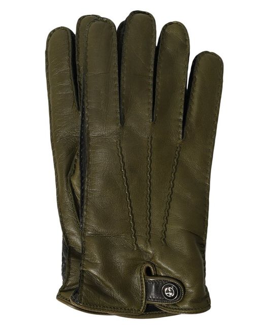 Giorgio Armani Кожаные перчатки