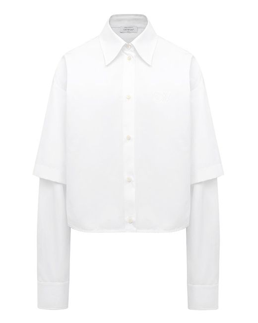 Off-White Хлопковая рубашка