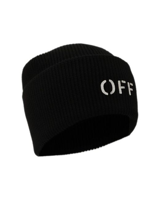 Off-White Хлопковая шапка