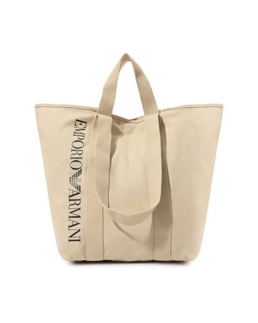 Emporio Armani Текстильная пляжная сумка