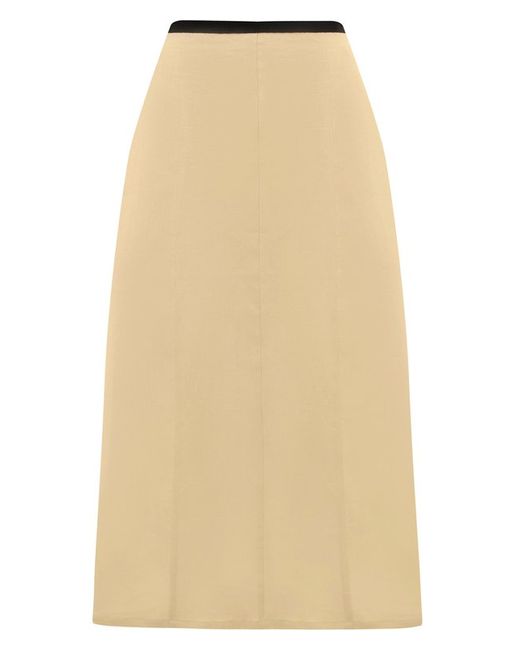 Noble&Brulee Льняная юбка