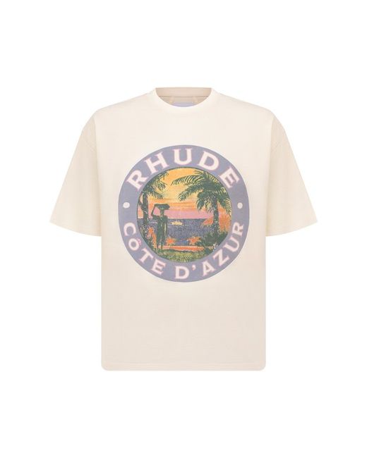 Rhude Хлопковая футболка
