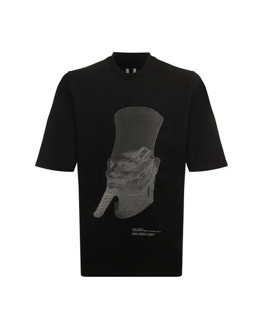 Rick Owens Хлопковая футболка