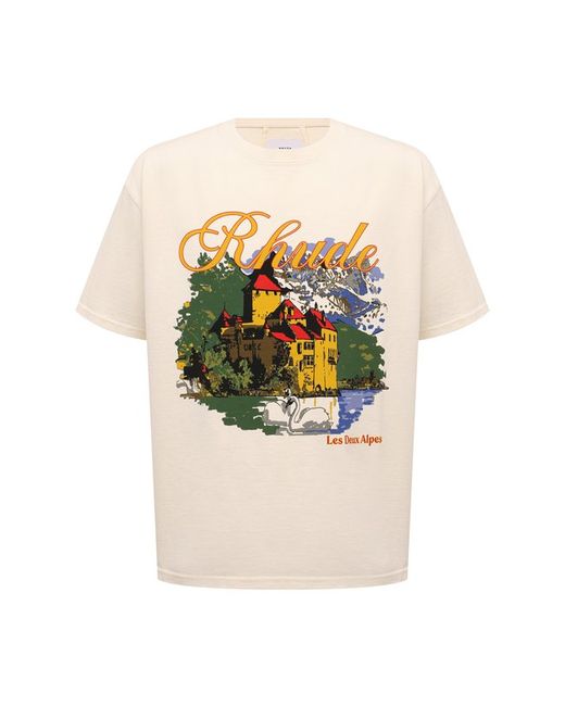 Rhude Хлопковая футболка