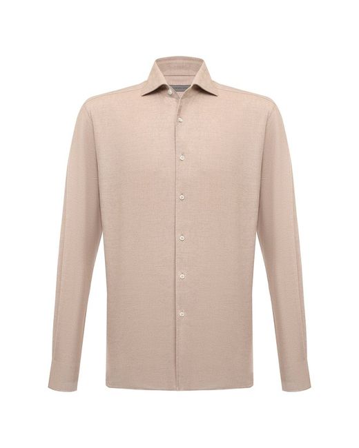 Corneliani Рубашка из хлопка и кашемира
