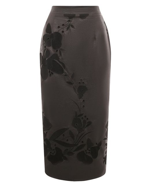 Elie Saab Юбка из экокожи