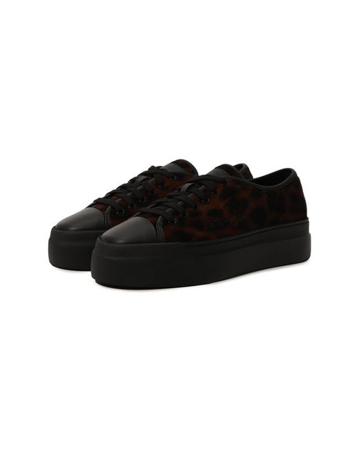 Santoni Кожаные кеды