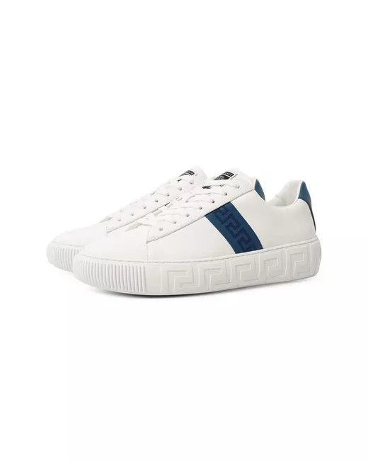 Versace Кожаные кеды Greca