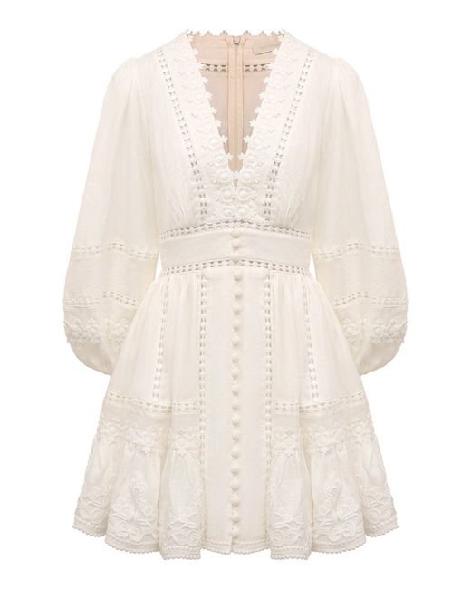 Zimmermann Льняное платье