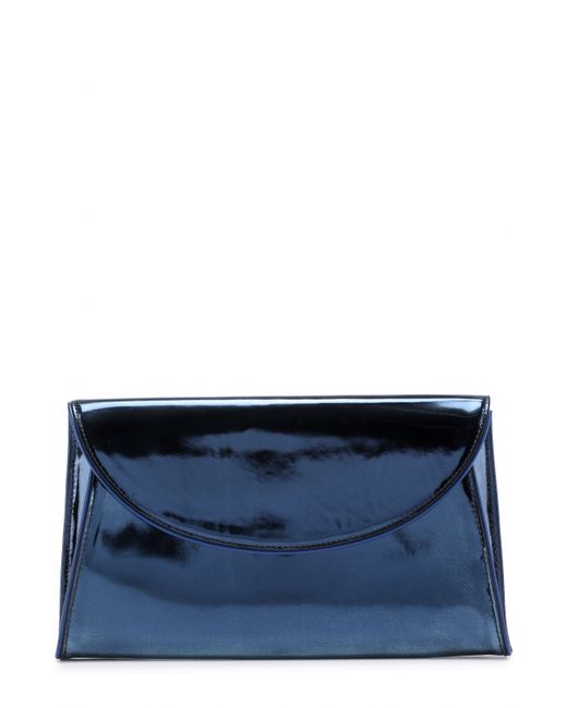 Diane Von Furstenberg Клатч из металлизированной кожи