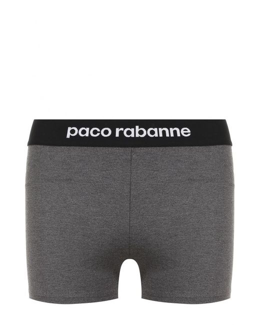 Paco Rabanne Однотонные шорты с эластичным поясом