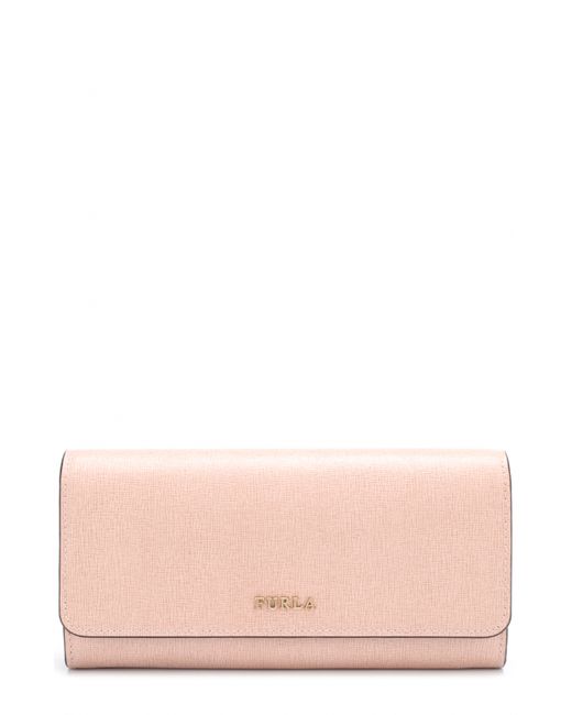 Furla Кожаный кошелек с клапаном и логотипом бренда