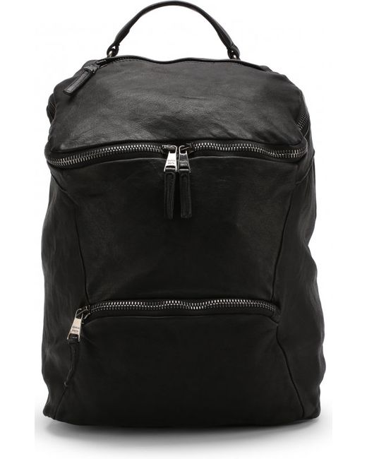 Giorgio Brato Кожаный рюкзак с внешним карманом на молнии