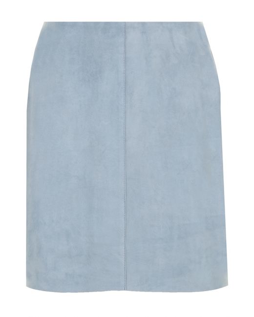Diane Von Furstenberg Замшевая мини-юбка