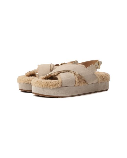 Ancient Greek Sandals Замшевые сандалии Parnassos