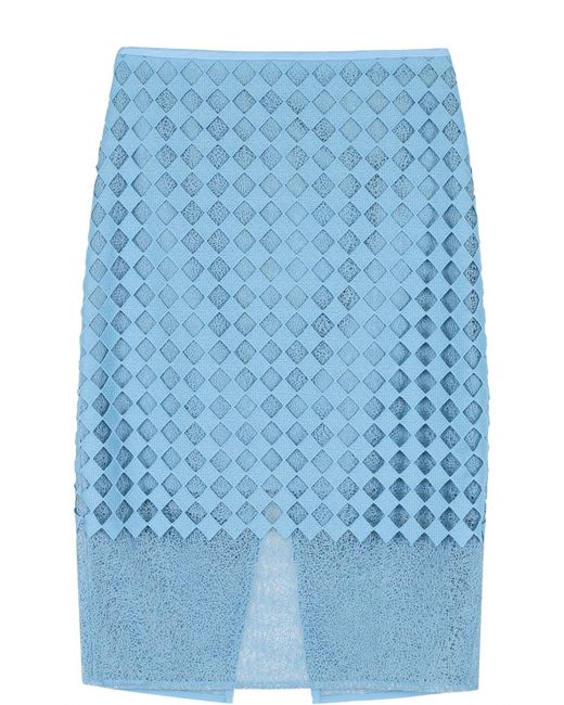 Diane Von Furstenberg Кружевная юбка-карандаш