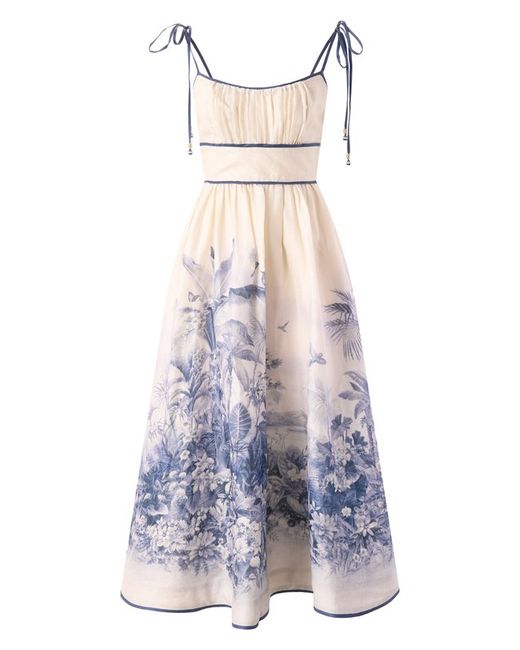 Zimmermann Льняное платье