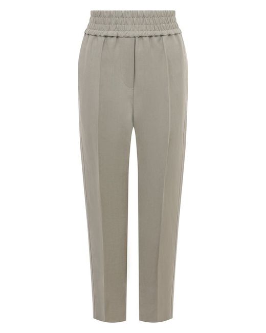 Brunello Cucinelli Брюки из вискозы и льна
