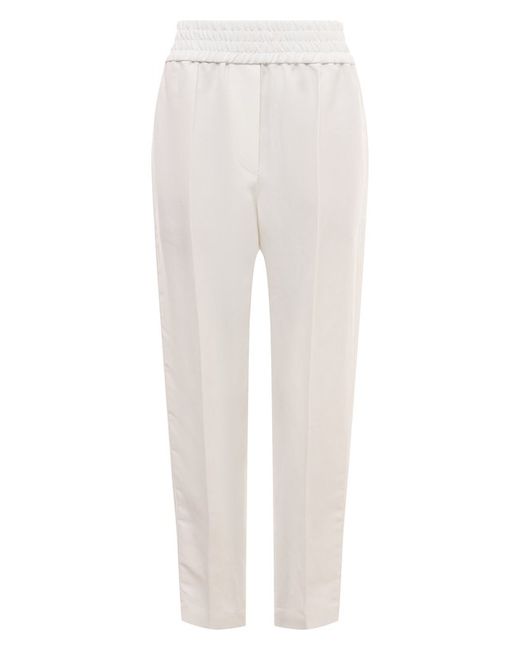 Brunello Cucinelli Брюки из вискозы и льна