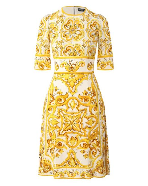 Dolce & Gabbana Шелковое платье