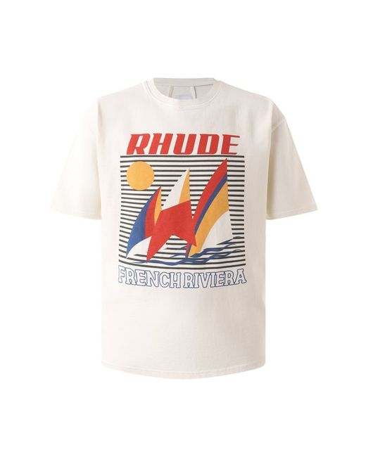Rhude Хлопковая футболка