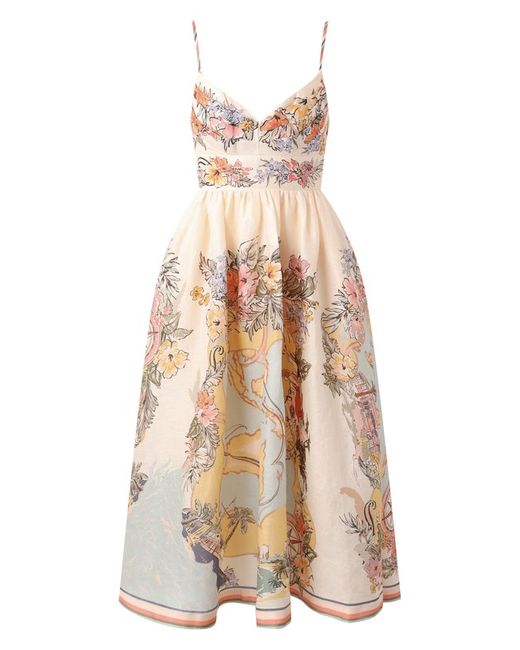 Zimmermann Льняное платье