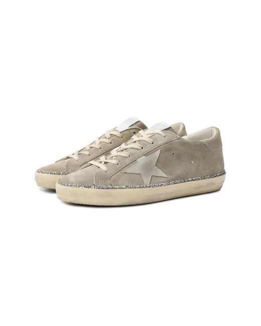 Golden Goose Замшевые кеды Super Star