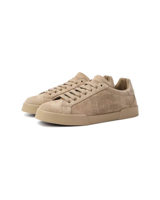 Dolce & Gabbana Замшевые кеды Strobel Portofino Light