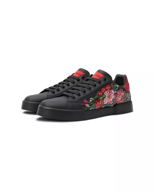 Dolce & Gabbana Кожаные кеды Portofino