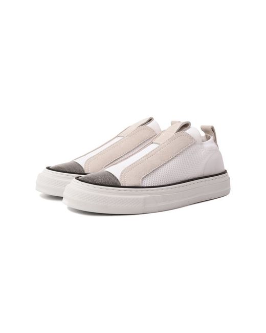 Brunello Cucinelli Текстильные кеды
