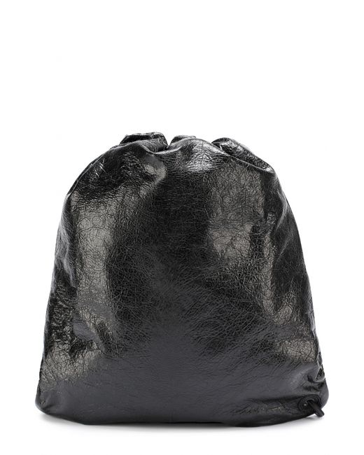 Balenciaga Кожаный рюкзак с эффектом крэш