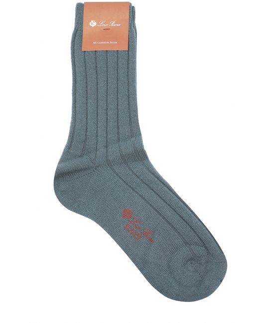 Loro Piana Кашемировые носки с логотипом бренда