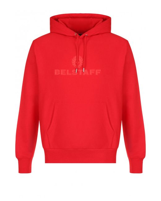 Belstaff Хлопковое худи с логотипом бренда